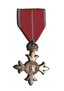 Member of the Order of the British Empire. MOD