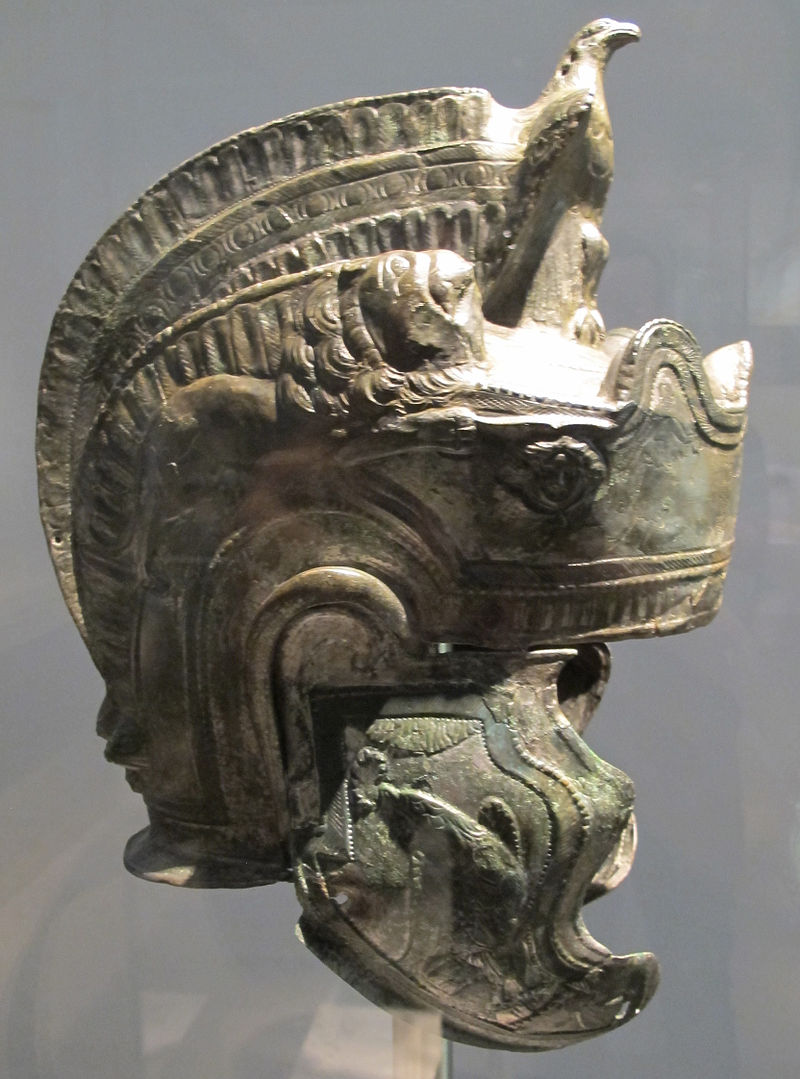 Roman Calvary Parade Helmet – 2nd Century Germany – Photo – I, Sailko CC BY-SA 3.0