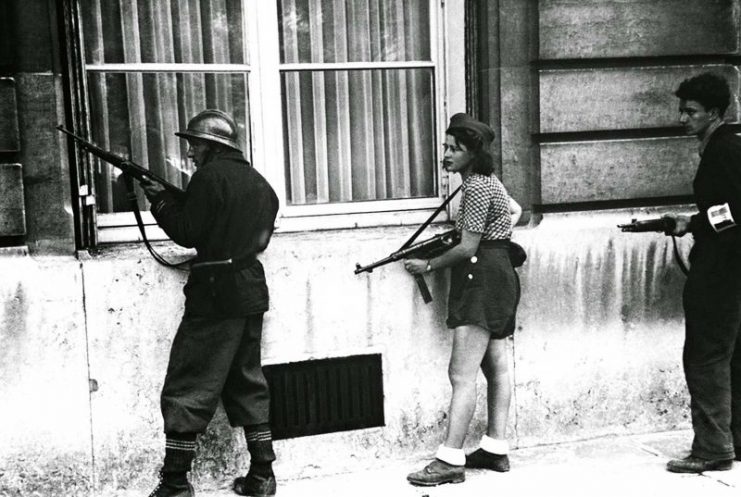 Simone Segouin, the 18 year old French Resistance fighter, 1944