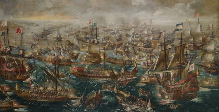 ‘The Battle of Lepanto’, painting.