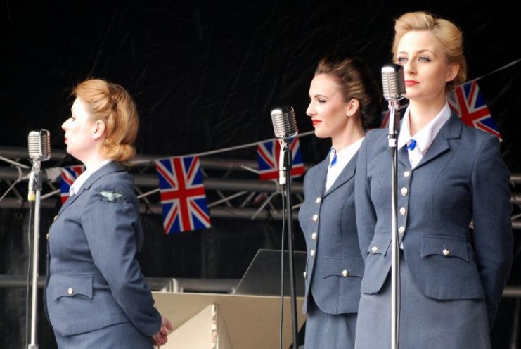 The D-Day Darlings during VE Day 70th Anniversary celebrations in Birmingham. Photo: Roland Turner – CC BY-SA 2.0