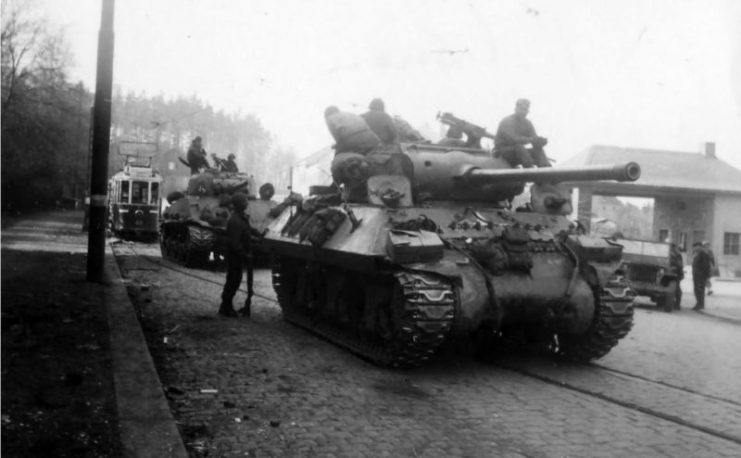M36 of the 347th Infantry Regiment in Plauen, 1945