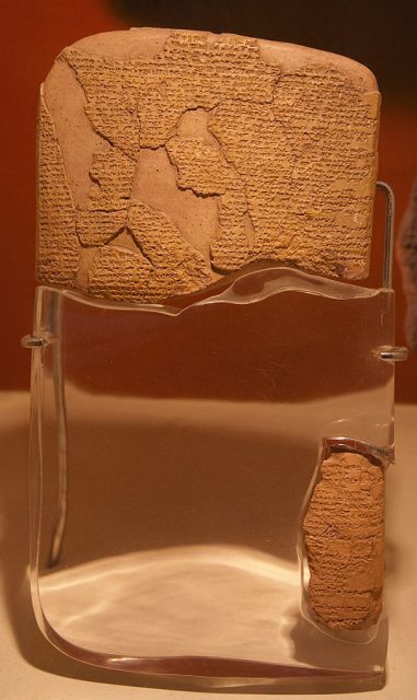 Treaty of Kadesh, discovered at Boğazköy, Turkey. Photo: Iocanus – CC BY 3.0