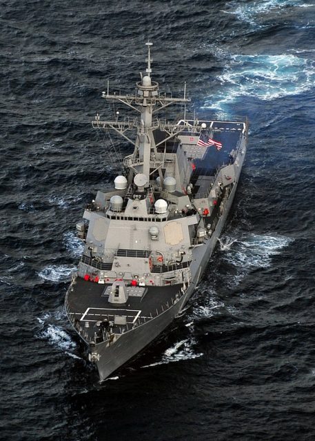 Guided-missile destroyer USS Truxtun (DDG 103).
