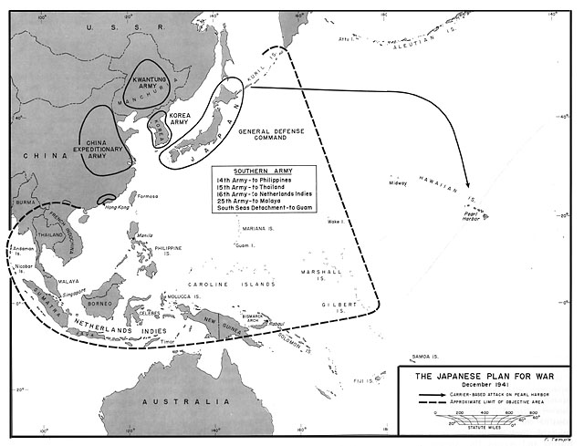 Japanese Military Strategy in the Pacific 1941-1942.