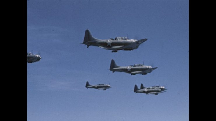 The Pacific War planes flying – Photo: Smithsonian Channel.