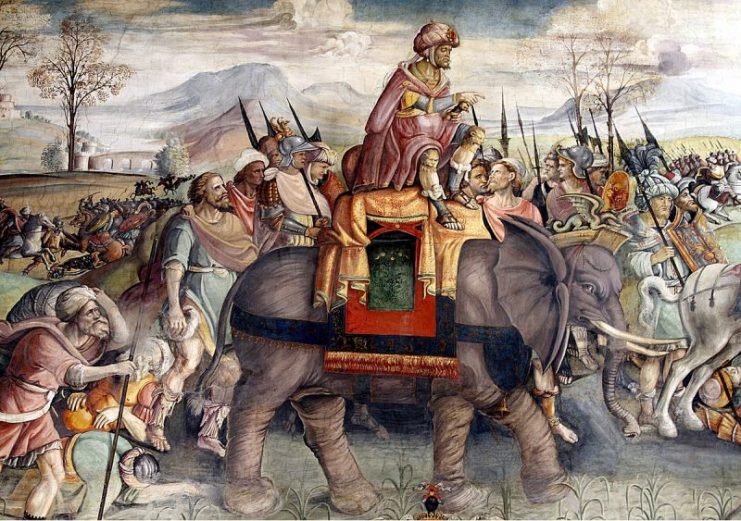 Hannibal’s feat in crossing the Alps with war elephants. By José Luiz Bernardes Ribeiro / CC BY-SA 4.0