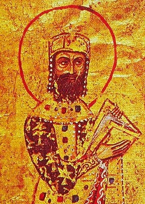 Portrait of the Byzantine Emperor Alexios I Komnenos (r. 1081-1118)