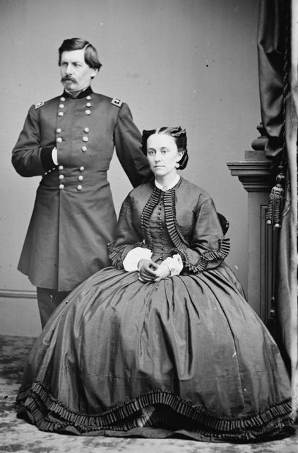 George B. McClellan and his wife Mary Ellen Marcy (Nelly) McClellan