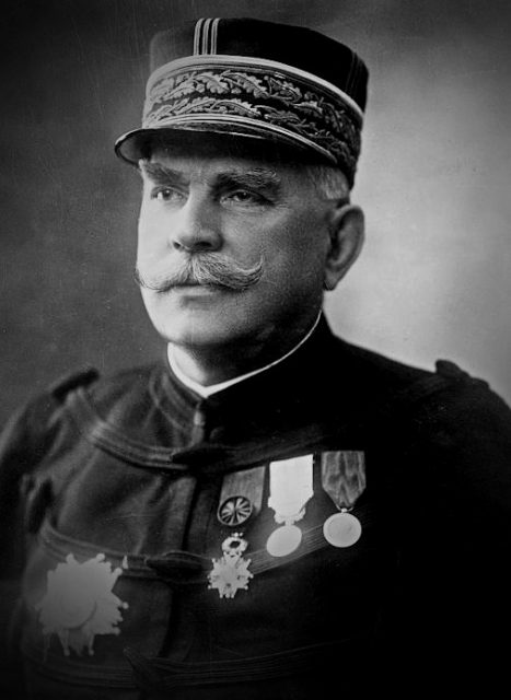 French Commander-In-Chief, Marshal Joseph Joffre.