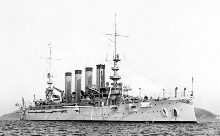 USS California, 1907 view