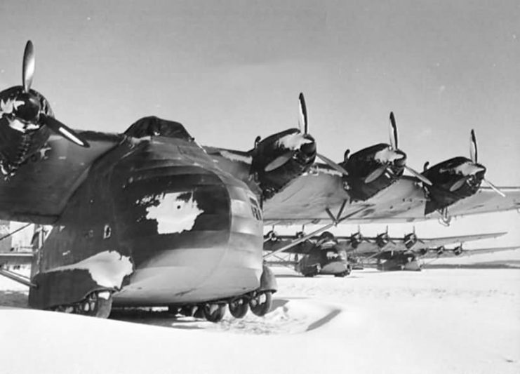 Messerschmitt Me323 in winter, eastern front.