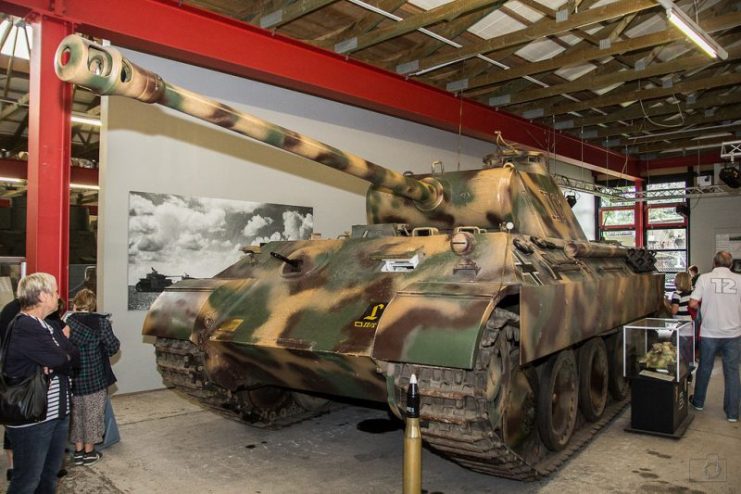 The Panther was intended to counter the Soviet T-34 Tanks.Photo Thorsten Hansen CC BY-ND 2.0