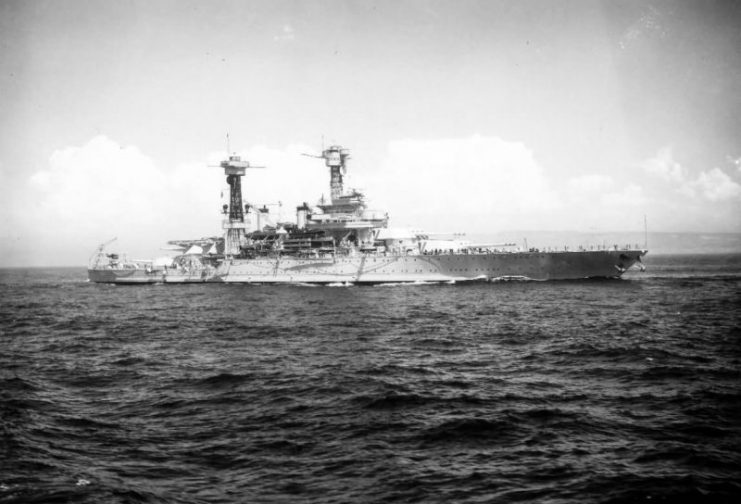 USS California (BB-44) interwar period
