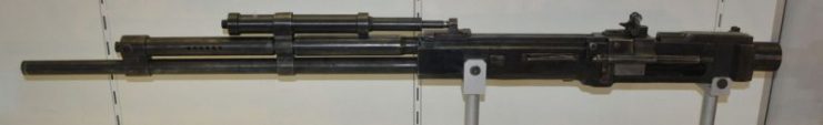 12.7 mm Berezin UB machinegun at the Udvar-Hazy Museum.Photo: Sturmvogel 66 CC BY-SA 3.0
