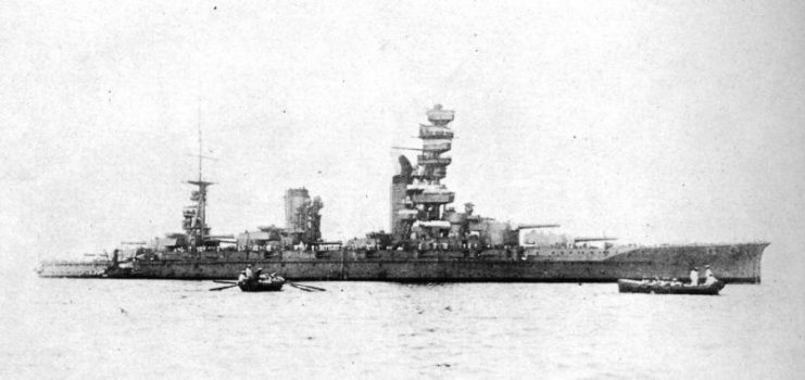 The battleship Yamashiro