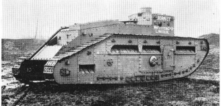 The Medium Mark C Hornet was a British tank developed during the First World War, but produced too late to see any fighting.