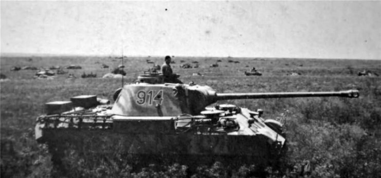 Panther Ausf D tank number 914 1943