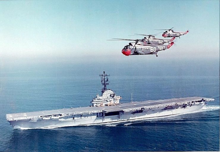 Kearsarge as an anti-submarine carrier in the 1960s.