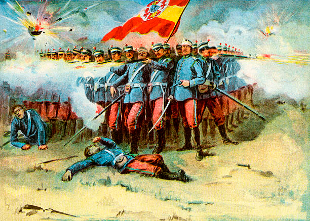The last stand of the Spanish Garrison in Cuba