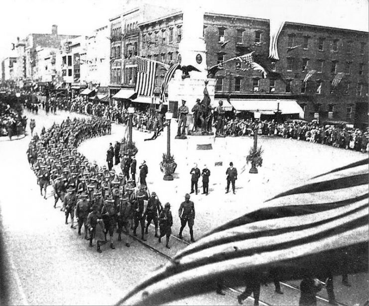 Armistice Day Parade, 1918, Allentown PA.