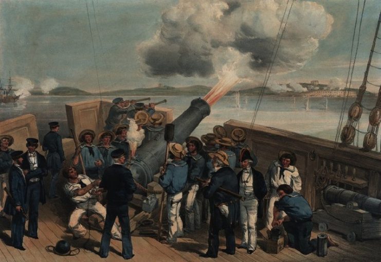 British Bombardment during the Crimean War