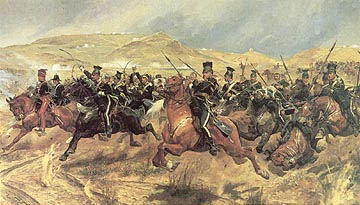 Charge of the Light Brigade by Richard Caton Woodville