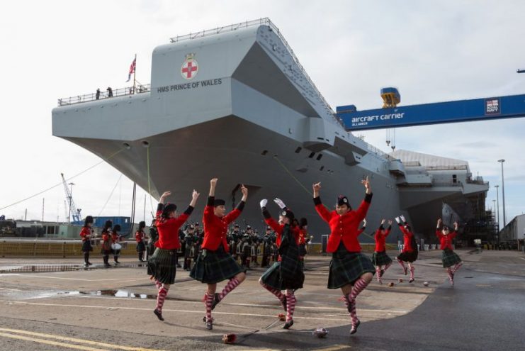 HMS PRINCE OF WALES Naming Ceremony