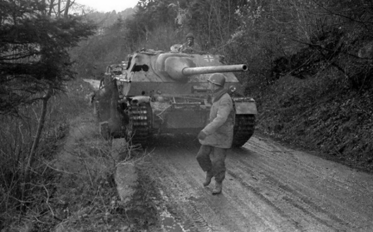 Panzer IV:70 (A) captured near Rudlin, 1944.