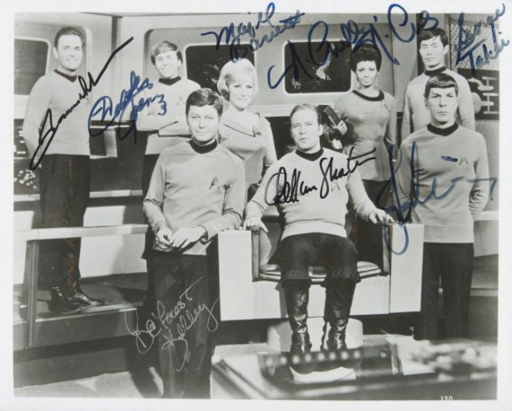 Autographed Star Trek cast photo.Photo: Tom Simpson CC BY-NC-ND 2.0