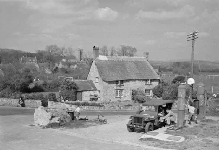 US Troops in An English Village- Everyday Life With the Americans in Burton Bradstock, Dorset, England, UK, 1944