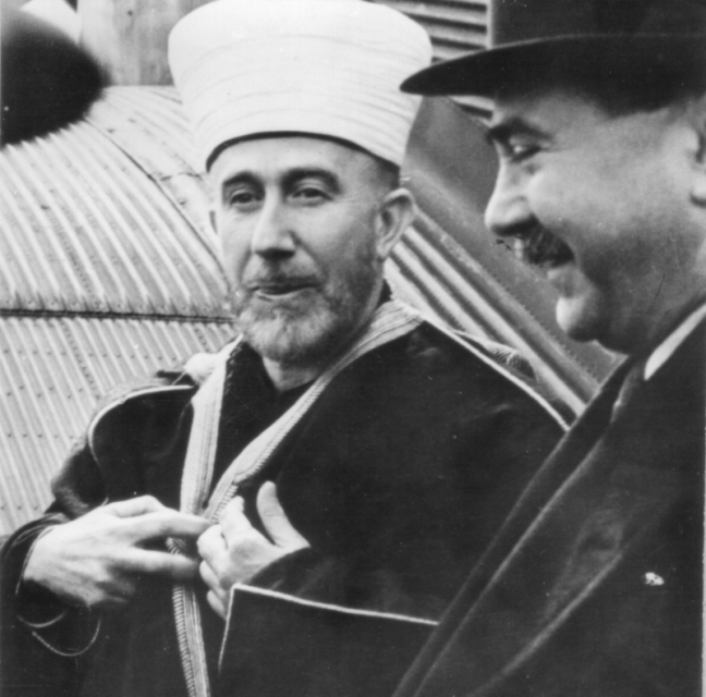Haj Amin al-Husseini and Nazi collaborator Mile Budak in occupied Sarajevo (1943).