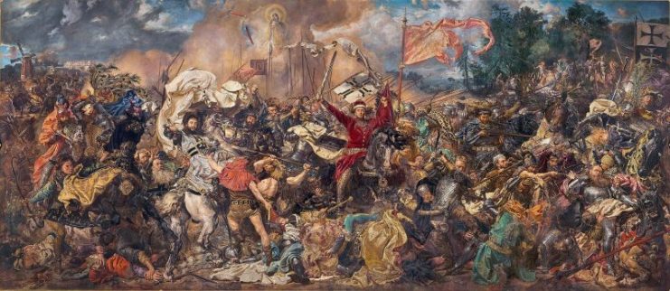 Battle of Grunwald and Vytautas the Great in the centre