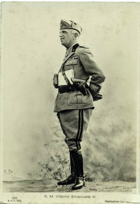 King Victor Emmanuel III in his uniform as Marshal of Italy.