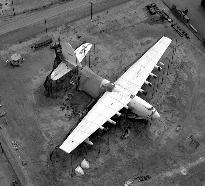 1982 photo of H-4 Hercules.