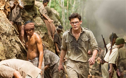 Jeremy Irvine as young Eric Lomax.
