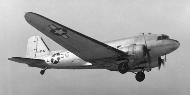 A Douglas C-47B used during WWII