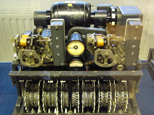 The WWII German cipher machine, Lorenz SZ42, said to be neglected due to the spat existing between Bletchley Park Trust and  National Museum of Computing (NMC).
