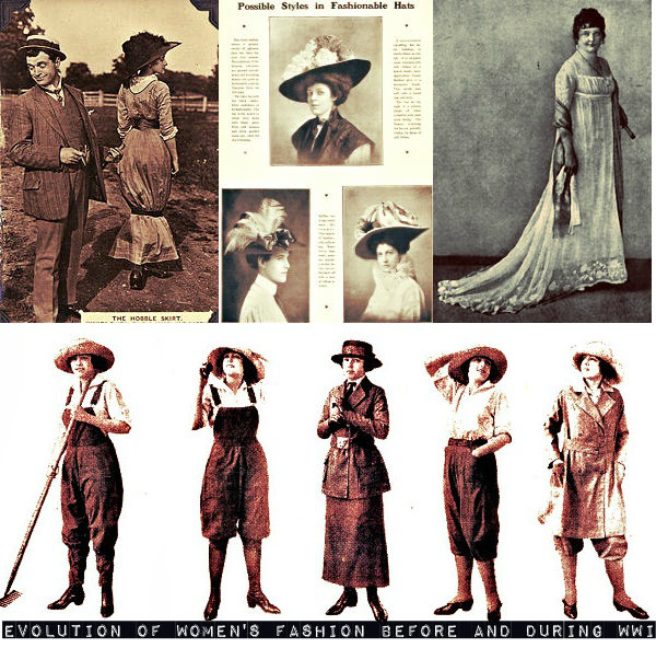 Before and After WWI Women's Fashion