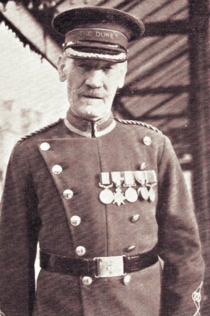 Ernest Edward Thomas in his Duke of Yorks cinema commissionaire uniform.