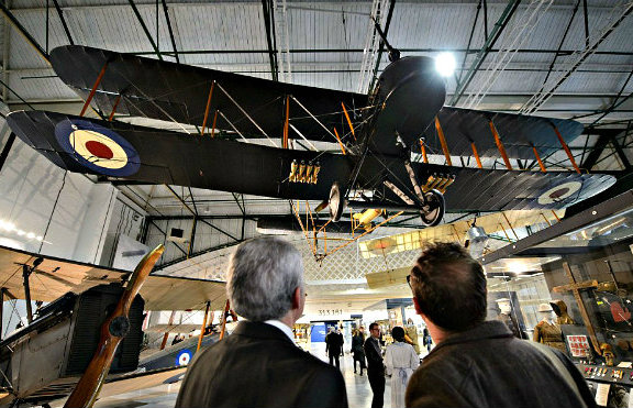 RAF Museum Exhibit First World War in the Air