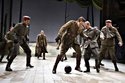 The Christmas Truce as the Royal Shakespeare Company depicted it in their ongoing play.