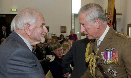 Sir Arthur Bonsall meeting Prince Charles
