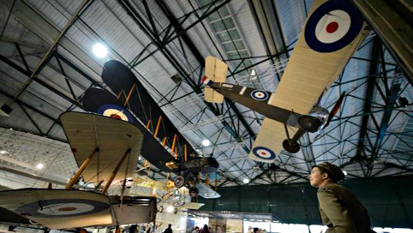 WWI Aircraft Exhibit RAF Museum
