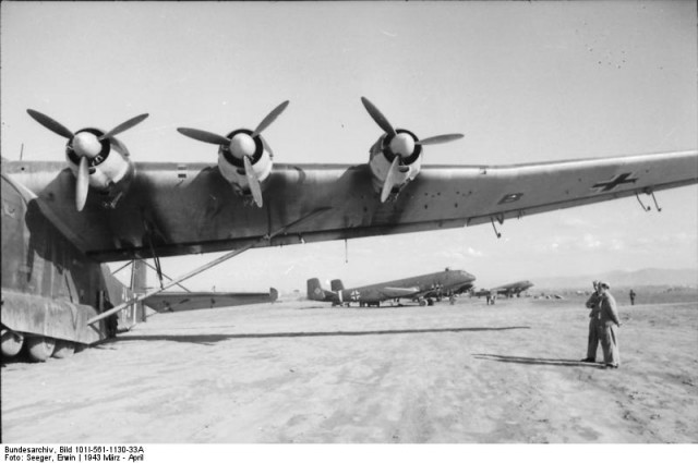 Grosseto, Flugzeug Me 323, Motoren