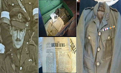 Trunk of WWI Officer Discovered