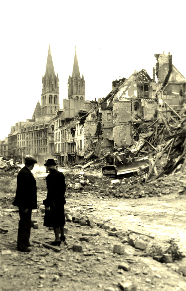 Landmarks Destroyed War Caen