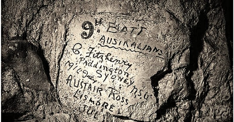 WWI Inscriptions Found in French Tunnels