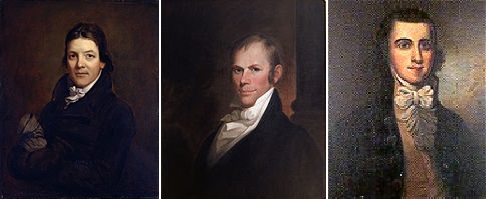 John Randolph, Henry Clay, and Richard Bland Lee, three of the early founders of the American Society for Colonizing the Free People of Color of the United States, better known as the American Colonization Society.