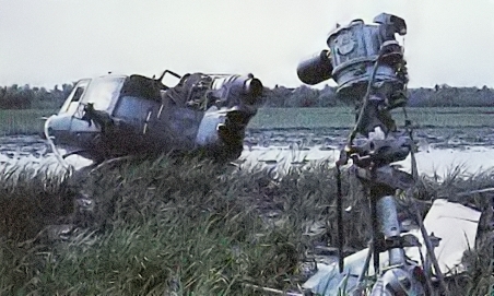 This UH-1 gunship was one of five shot down at the Battle of Ấp Bắc